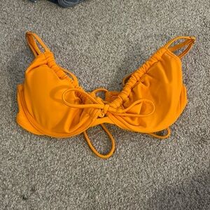 orange bathing suit top